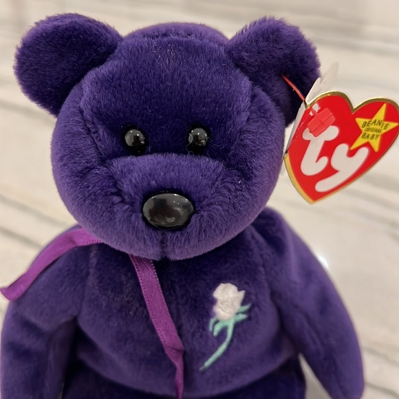 NWT Ty Beanie Baby - PRINCESS Diana Bear 1997 RARE & RETIRED - Picture 2 of 11
